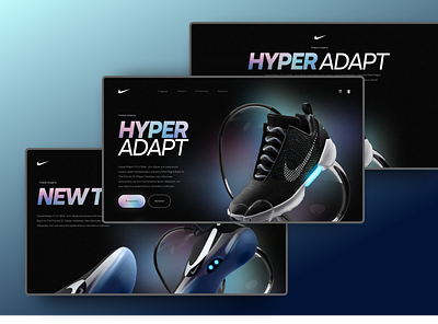 Nike Landing Page adobe xd banner design design figma graphic ui ux web web design