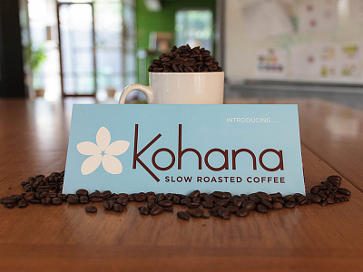 Kohana coffee identity print
