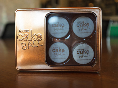 Austin Cake Ball Packaging Tin bakery cake cake ball packaging tin