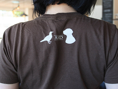Blackbird & Henry Shirt (Back) bird dog logo merch restaurant shirt tshirt