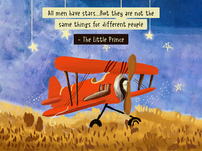 The Little Prince digital art digital illustration illustration movie quotes the little prince