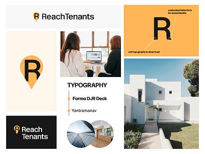 Identity Design branding identity design logo modern property real estate rental space