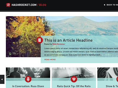 Hashrocket Blog Redesign