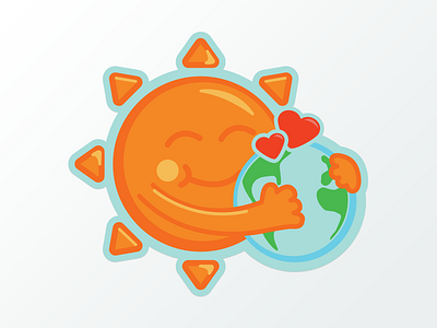 Warm Hug hug sticker summer warmth