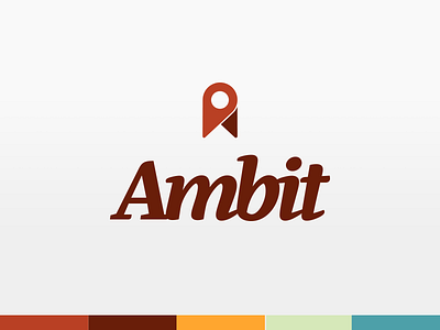 Ambit Logo identity logo palette typography