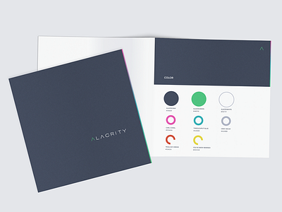 Alacrity Brand Book book brand color logo palette