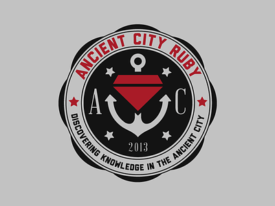 Another ACR Shirt Exploration logo nautical patch ruby shirt typography