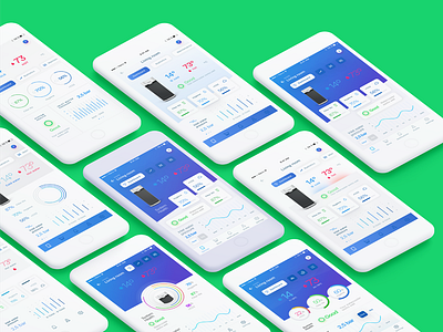 App Dashboard app dashboard design interface ios startup ui ux