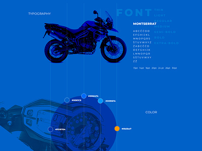 RideUA — UI/UX design for Motorcycle tours in Ukraine colors design fonts illustration moto motorbike motorcycle presentation presentation design typography uiux web