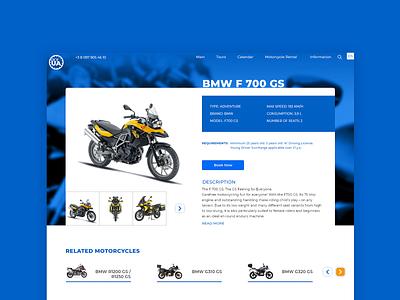 RideUA — UI/UX design for Motorcycle tours in Ukraine design interface moto motorcycle rental ui uiux ux web website concept