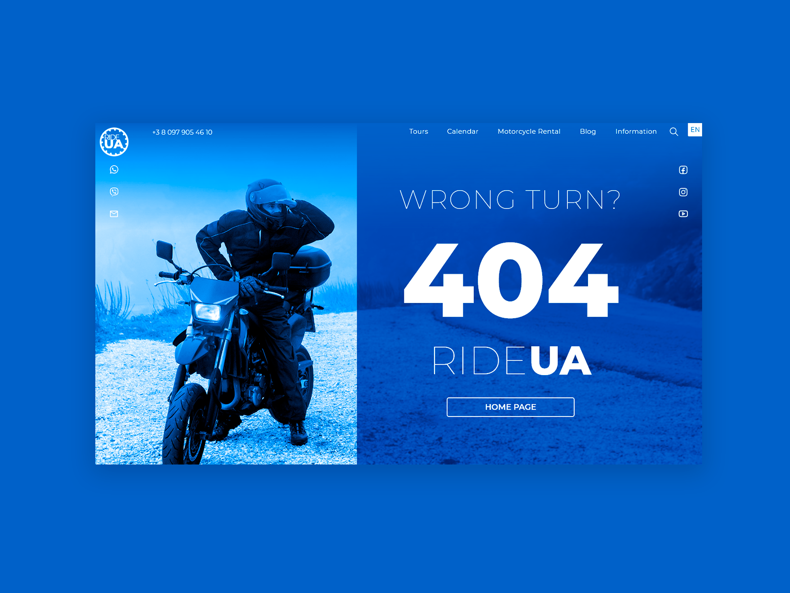 RideUA — UI/UX design for Motorcycle tours in Ukraine by Oleksandr ...