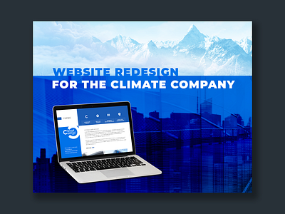аватар пользователя Climate Company - website redesign. Landing design interface ui uiux ux web