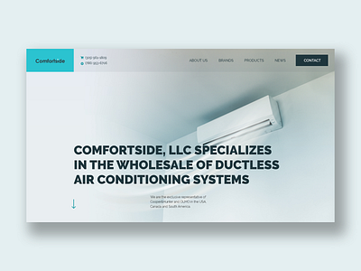 Comfortside branding design illustration interface logo ui uiux ux web