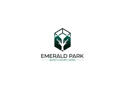 Emerald Park design flat icon illustration illustrator logo vector