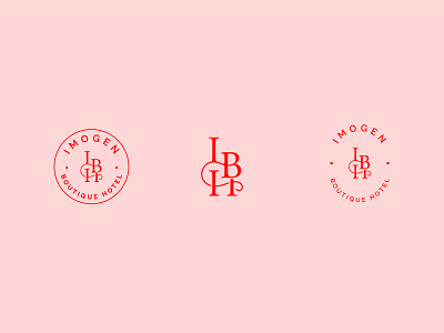 Imogen Boutique Hotel logos brand design brand designer brand identity branding design graphic design logo logo design logo mark logodesign minimalist logo modernist logo monogram logo typographic logo typography