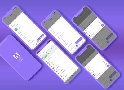 Add new expense screens - Purple Pouch add design expense expense manager expense tracker figma ui uiux ux