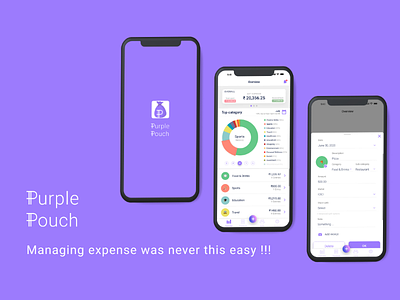 Expense Manager App - Design Process app appdesign expense manager mobile ui ux