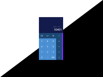 Calculator calculator calculator app calculator ui creative creative design dailyui dark design illustration maths ui ux