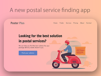 Postal Service Finder admin admin panel branding creative design design illustration material minimal mobile ui web