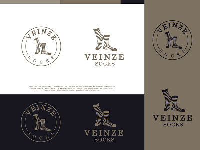 VEINZE Socks abstract branding design illustration logo monogram sock sockmonkee socks logo socks logo typography ui ux vector wordmark