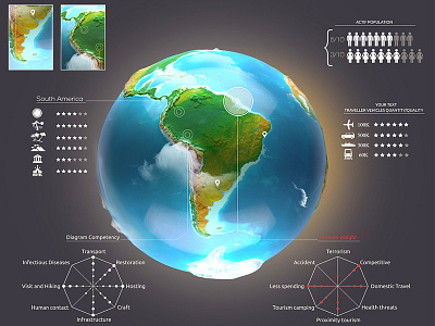 Earth Travel Infographic