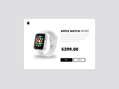 Day 051 - Apple Watch app apple design interface ios mobile shop store ui ux watch web