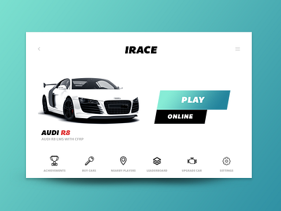 Day 060 - IRACE Audi Game UI