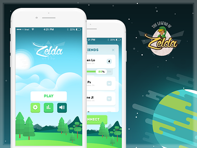 The Legend of Zelda - IOS Mobile Game Concept UI/UX