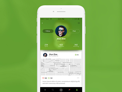 Profile Mobile App UI/UX