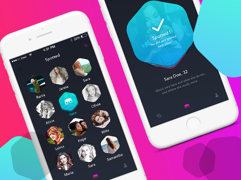 Spotted App UI/UX by Ayoub kada on Dribbble