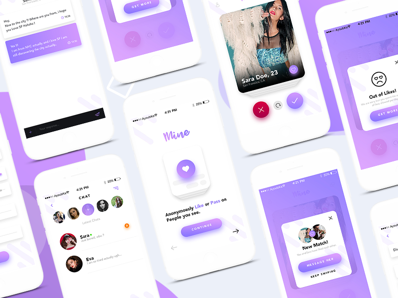 Mine - Mobile App UI Kit Design by Ayoub kada on Dribbble