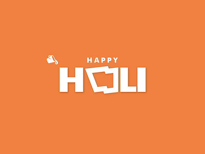 Holi greeting branding festival gif graphic design happy holi holi minimal socialmedia vector
