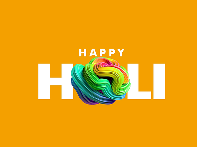 Holi greeting gif branding festival gif graphic design holi indian minimal
