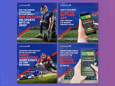 unthinkable social media post betting betting app design graphic design social media sports typography