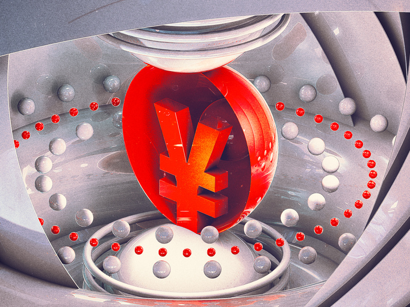 Japan Yen japan photoshop money economy yen cinema4d