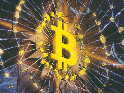 Bitcoin bitcoin blockchain cinema4d economy internet money photoshop
