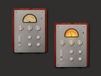 Skeuomorphic Audio Compressor