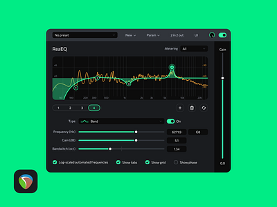 ReaEQ Reaper Plugin Redesign