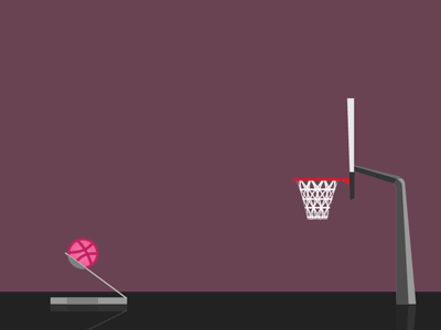Thanks Micah! after effects animation basketball cinema 4d debut illustration invite thanks