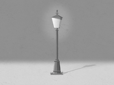 Lamppost after effects animation illustration lamppost vector water