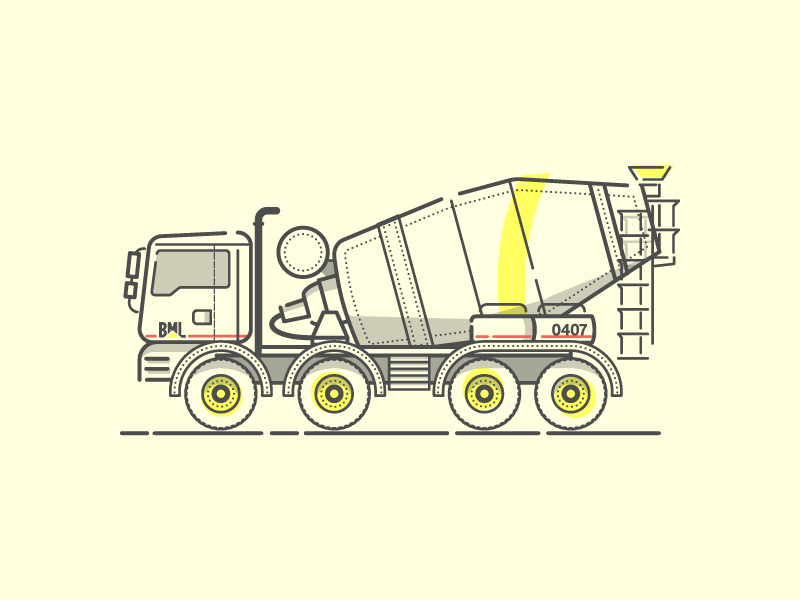 Concrete Mixer Doodle Cement Truck Sketch  Stock Illustration  87127498  PIXTA