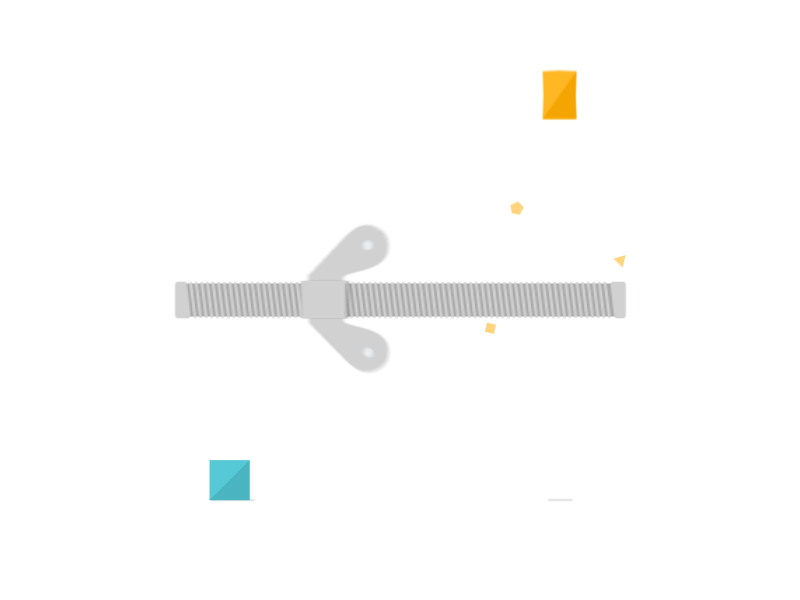 Simple Machines | 06 Screw after effects animation blocks gif gifs jump machine screw simple vector