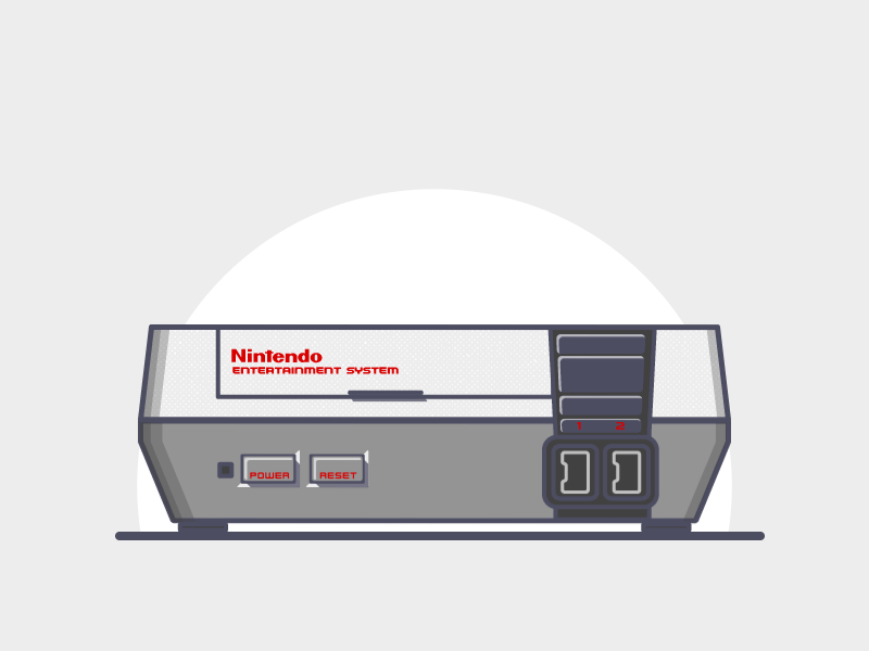 NES after effects animation gif illustration mario nes nintendo vector video game system video games