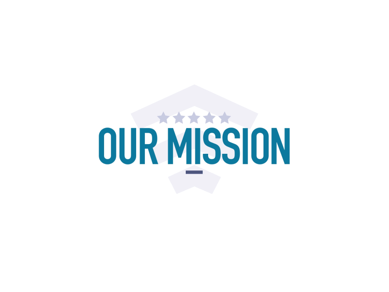 Our Mission animation gif letters mission text