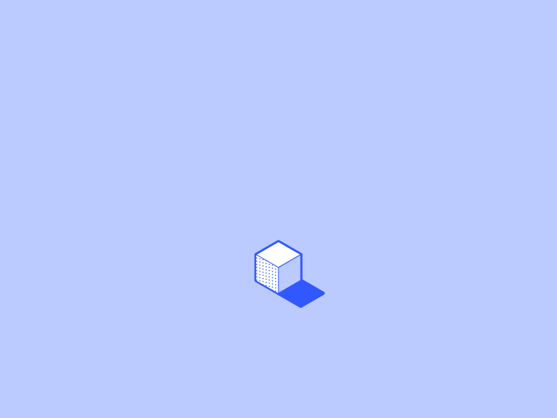 ISO 01 after effects animation block blocks gif isometric simple vector