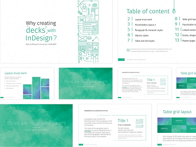 Adobe Indesign in-app templates free indesign presentation template