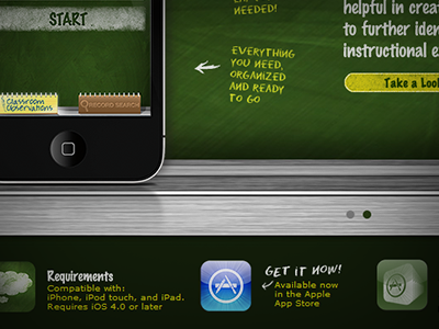 Look For App - Classroom observations iphone app app green ipad iphone