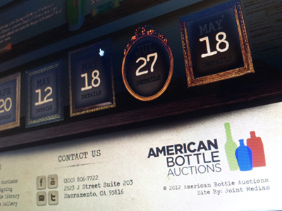 American Bottle redesign antique redesign western wood
