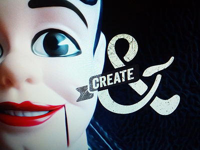 Create& create logo ribbon