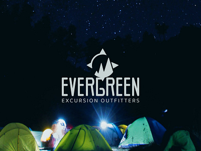 Outdoor excursion logo branding design logo